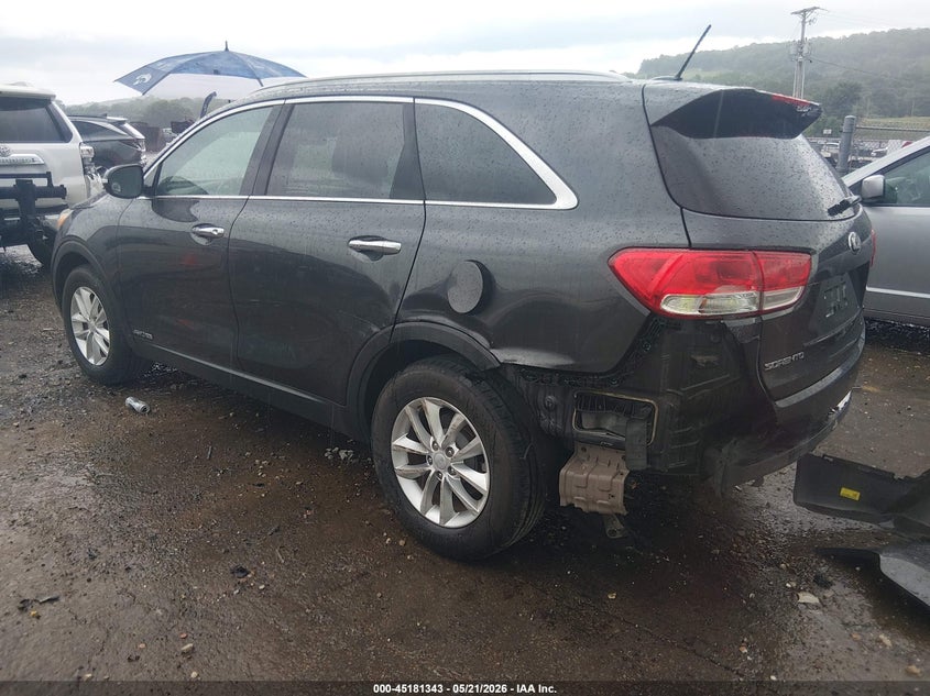 2018 Kia Sorento VIN 5XYPGDA59JG419746 IAAI salvage auction — REAR END, Clear (Arkansas), sold $1,550 on 2026-08-02 (photo 3)
