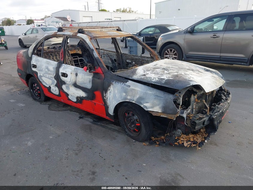 2003 Hyundai Accent VIN KMHCG45C63U424620 IAAI salvage auction — BURN, Salvage (Idaho), sold $25 on 2026-07-06 (photo 1)