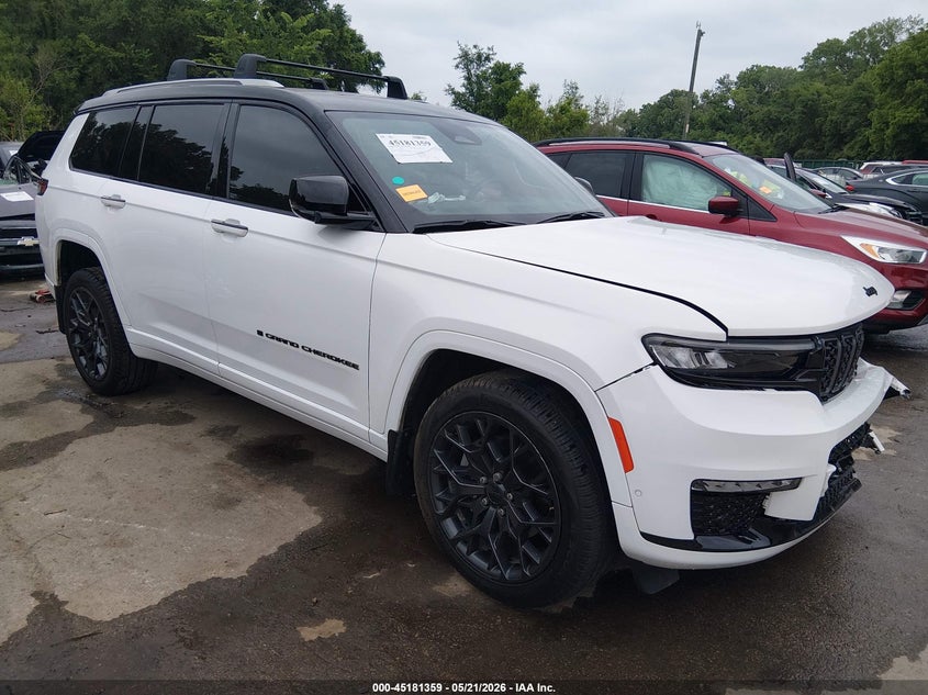 2023 Jeep Grand cherokee VIN 1C4RJKET0P8703743 IAAI salvage auction — FRONT END, Salvage (Kansas), sold $22,775 on 2026-07-21 (photo 1)