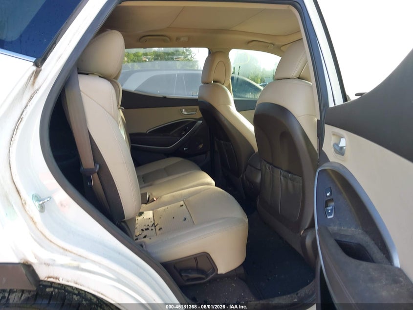 2014 Hyundai Santa fe VIN 5XYZW3LA4EG165904 IAAI salvage auction — HAIL, Salvage Title, sold $1,625 on 2026-08-03 (photo 8)