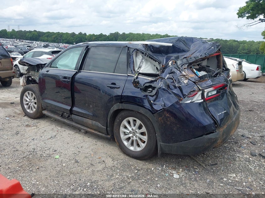 2026 Toyota Highlander VIN 5TDACAB53TS078574 IAAI salvage auction — ALL OVER, Salvage (Idaho), sold $3,150 on 2026-07-29 (photo 3)