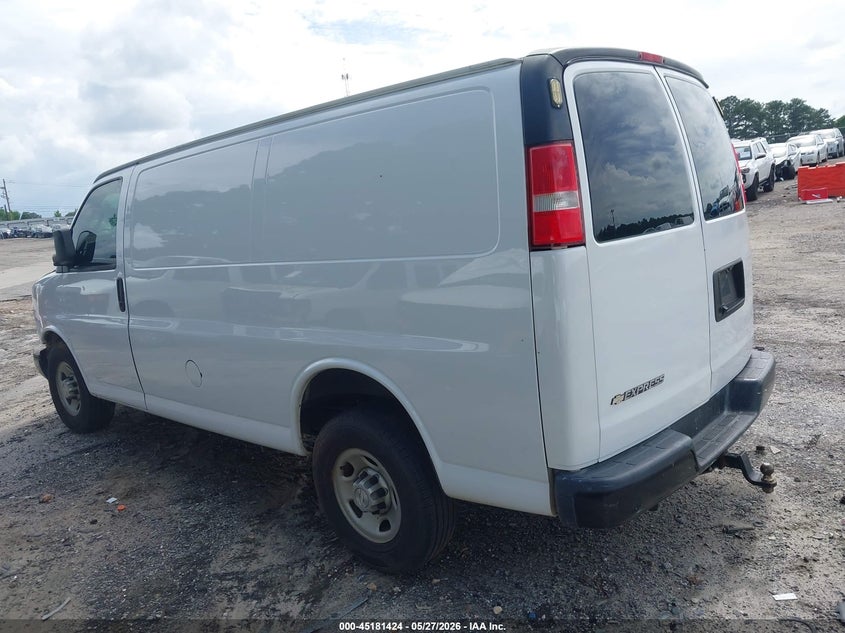 2019 Chevrolet Express VIN 1GCWGAFG1K1192011 IAAI salvage auction — FRONT END, Salvage Title, sold $1,600 on 2026-07-10 (photo 3)