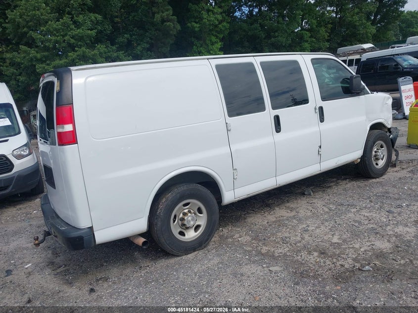 2019 Chevrolet Express VIN 1GCWGAFG1K1192011 IAAI salvage auction — FRONT END, Salvage Title, sold $1,600 on 2026-07-10 (photo 4)
