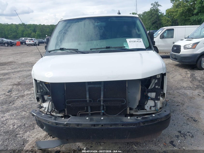 2019 Chevrolet Express VIN 1GCWGAFG1K1192011 IAAI salvage auction — FRONT END, Salvage Title, sold $1,600 on 2026-07-10 (photo 6)