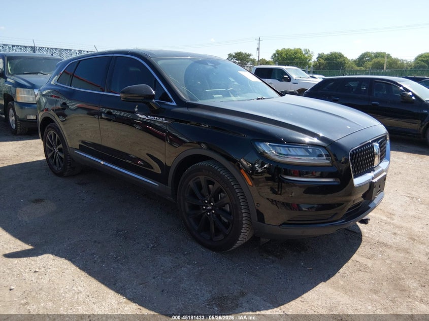 2021 Lincoln Nautilus VIN 2LMPJ8K90MBL02169 IAAI salvage auction — HAIL, Salvage (Kansas), sold $11,775 on 2026-07-31 (photo 1)