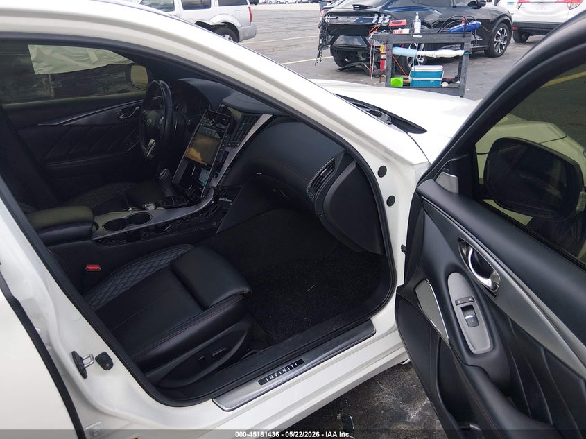 2018 Infiniti Q50 VIN JN1FV7AR4JM480039 IAAI salvage auction — THEFT, Rebuildable (Florida), sold $525 on 2026-07-30 (photo 5)