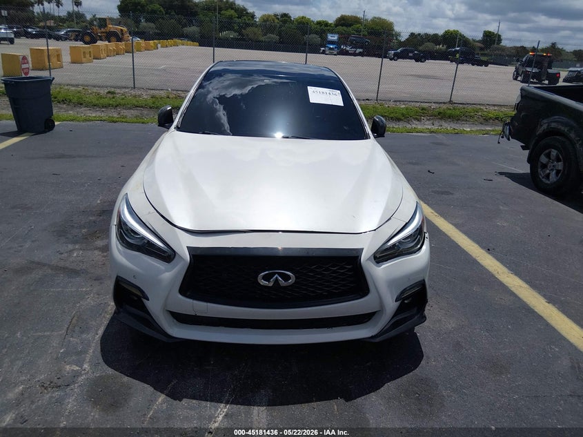 2018 Infiniti Q50 VIN JN1FV7AR4JM480039 IAAI salvage auction — THEFT, Rebuildable (Florida), sold $525 on 2026-07-30 (photo 6)