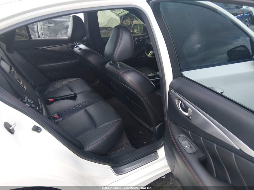 2018 Infiniti Q50 VIN JN1FV7AR4JM480039 IAAI salvage auction — THEFT, Rebuildable (Florida), sold $525 on 2026-07-30 (photo 8)