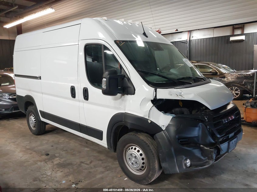 2024 Ram Promaster city VIN 3C6LRVBG9RE124967 IAAI salvage auction — FRONT END, Mv-907A (New York), sold $6,000 on 2026-07-09 (photo 1)