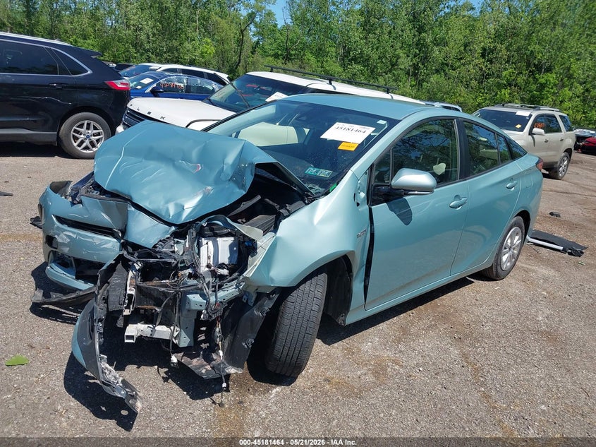 2019 Toyota Prius VIN JTDKARFU6K3096478 IAAI salvage auction — FRONT END, Salvage (Ohio), sold $2,900 on 2026-07-07 (photo 2)