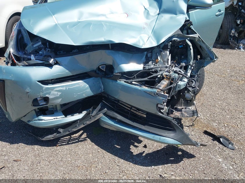 2019 Toyota Prius VIN JTDKARFU6K3096478 IAAI salvage auction — FRONT END, Salvage (Ohio), sold $2,900 on 2026-07-07 (photo 6)