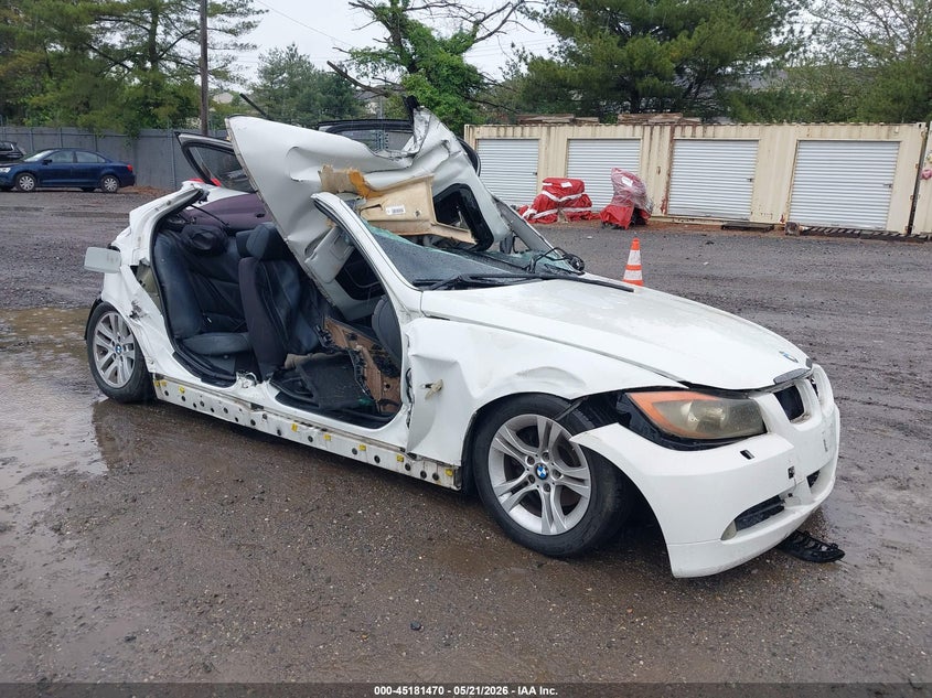 2007 BMW 3 series VIN WBAVC73567KP34862 IAAI salvage auction — ALL OVER, Salvage (Pennsylvania), sold $275 on 2026-07-07 (photo 1)