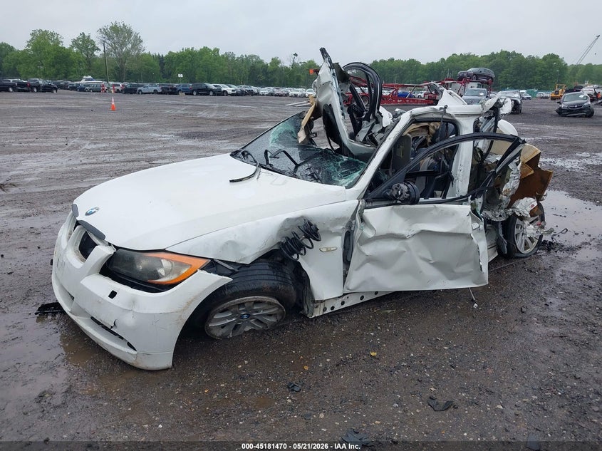2007 BMW 3 series VIN WBAVC73567KP34862 IAAI salvage auction — ALL OVER, Salvage (Pennsylvania), sold $275 on 2026-07-07 (photo 2)