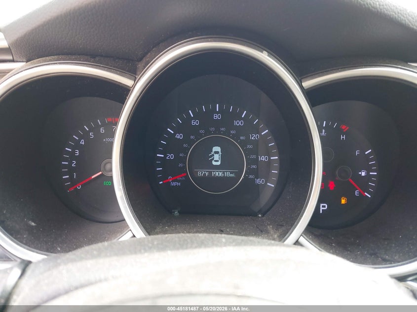 2014 Kia Optima VIN 5XXGM4A70EG327929 IAAI salvage auction — FRONT & REAR, Clear (Indiana), sold $300 on 2026-07-07 (photo 7)