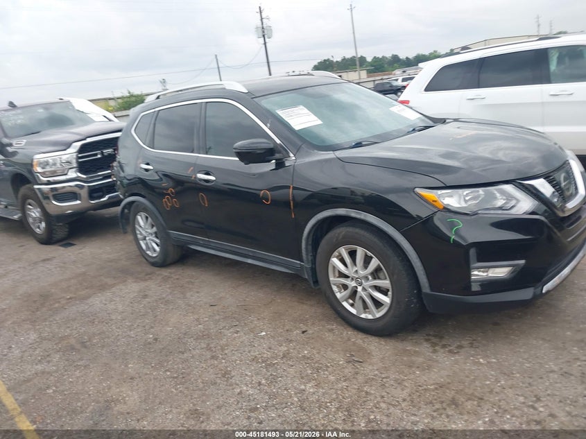 2017 Nissan Rogue VIN KNMAT2MT0HP606784 IAAI salvage auction — REAR END, Original (Texas), sold $3,700 on 2026-07-08 (photo 1)