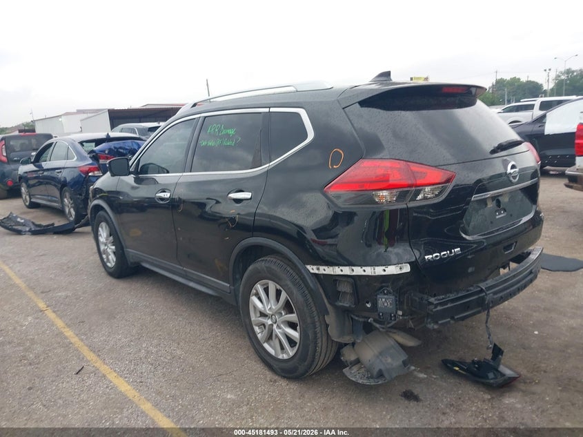 2017 Nissan Rogue VIN KNMAT2MT0HP606784 IAAI salvage auction — REAR END, Original (Texas), sold $3,700 on 2026-07-08 (photo 3)