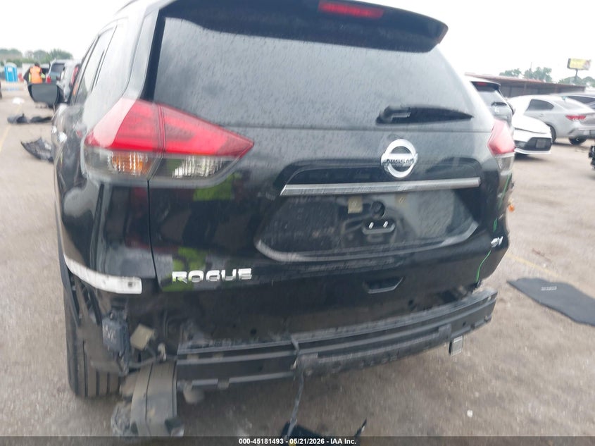 2017 Nissan Rogue VIN KNMAT2MT0HP606784 IAAI salvage auction — REAR END, Original (Texas), sold $3,700 on 2026-07-08 (photo 6)