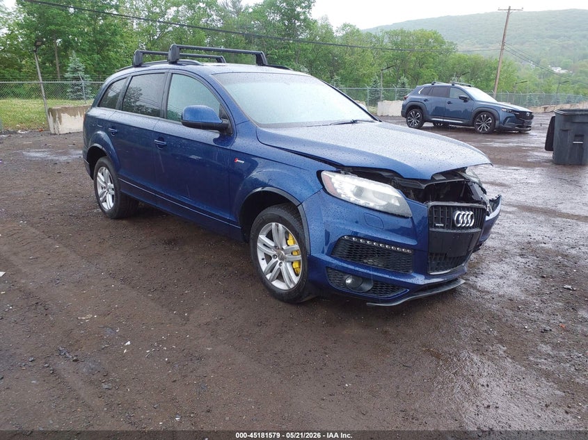 2014 Audi Q7 VIN WA1DGBFE0ED010923 IAAI salvage auction — FRONT END, Salvage (Idaho), sold $25 on 2026-07-23 (photo 1)