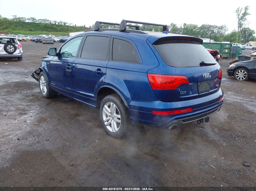 2014 Audi Q7 VIN WA1DGBFE0ED010923 IAAI salvage auction — FRONT END, Salvage (Idaho), sold $25 on 2026-07-23 (photo 3)