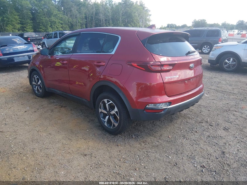 2020 Kia Sportage VIN KNDPM3AC9L7838309 IAAI salvage auction — FRONT END, Salvage (South Carolina), sold $2,250 on 2026-07-29 (photo 3)