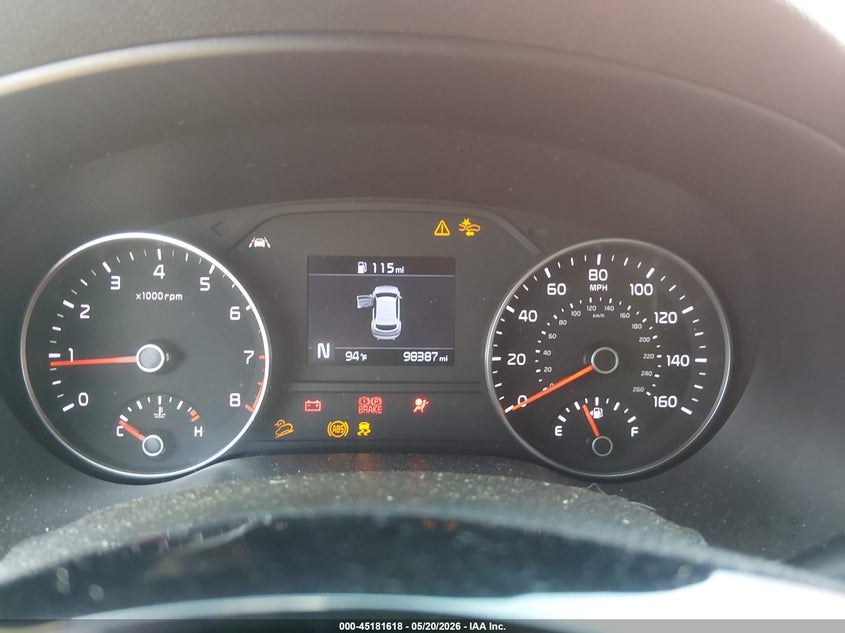 2020 Kia Sportage VIN KNDPM3AC9L7838309 IAAI salvage auction — FRONT END, Salvage (South Carolina), sold $2,250 on 2026-07-29 (photo 7)