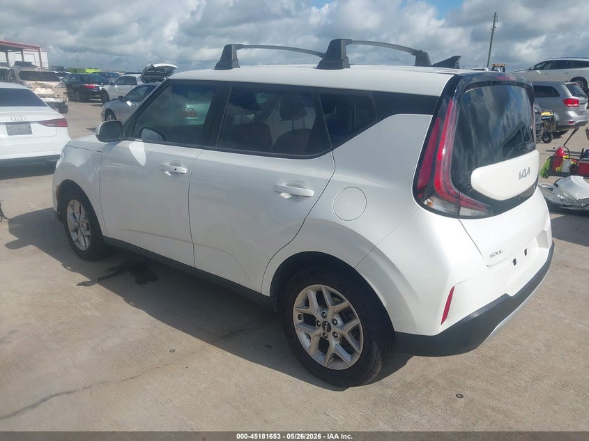 2023 Kia Soul VIN KNDJ23AU3P7850675 IAAI salvage auction — RIGHT SIDE, Original (Texas), sold $5,500 on 2026-07-10 (photo 3)