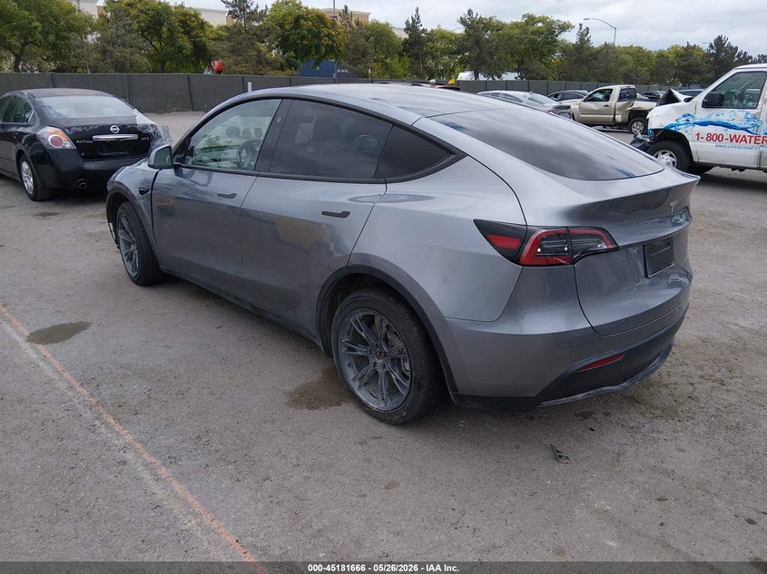 2025 Tesla Model y VIN 7SAYGDEE5SF248374 IAAI salvage auction — FRONT END, Salvage (California), sold $10,350 on 2026-07-27 (photo 3)
