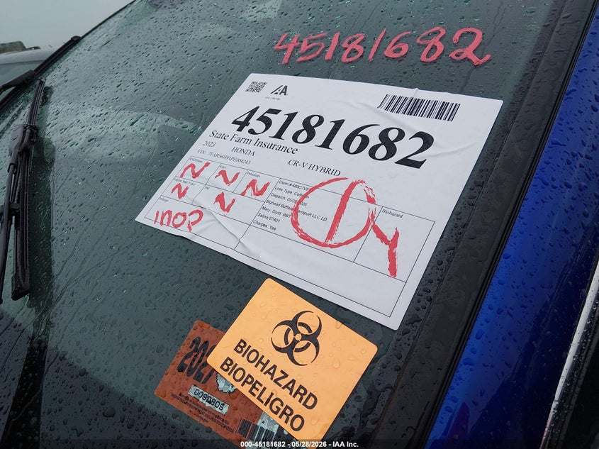 2023 Honda Cr-v VIN 7FARS6H91PE004243 IAAI salvage auction — ROLLOVER, Salvage Title, sold $2,600 on 2026-07-17 (photo 7)