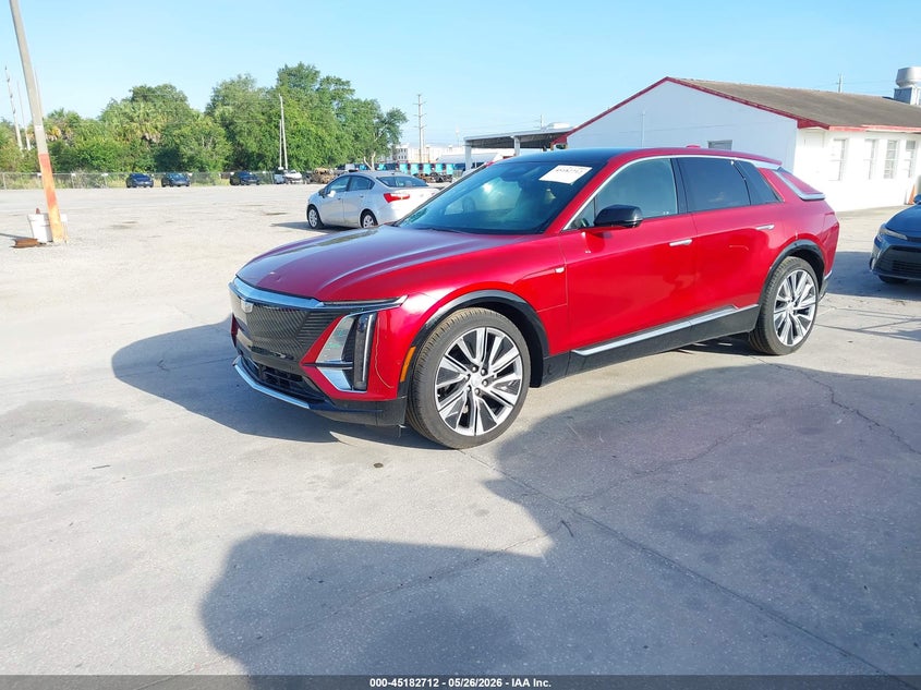 2024 Cadillac Lyriq VIN 1GYKPSRLXRZ137995 IAAI salvage auction — RIGHT FRONT, Rebuildable (Florida), sold $19,150 on 2026-07-16 (photo 2)