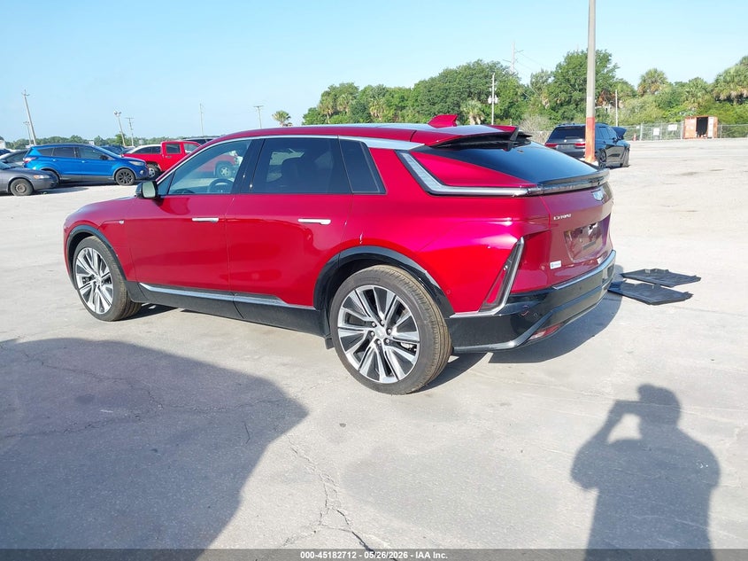 2024 Cadillac Lyriq VIN 1GYKPSRLXRZ137995 IAAI salvage auction — RIGHT FRONT, Rebuildable (Florida), sold $19,150 on 2026-07-16 (photo 3)