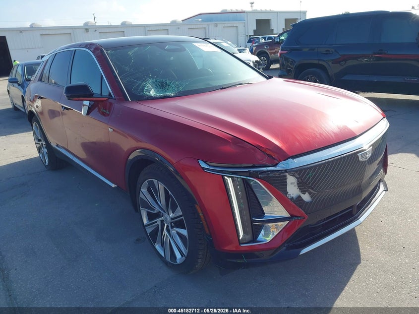 2024 Cadillac Lyriq VIN 1GYKPSRLXRZ137995 IAAI salvage auction — RIGHT FRONT, Rebuildable (Florida), sold $19,150 on 2026-07-16 (photo 6)