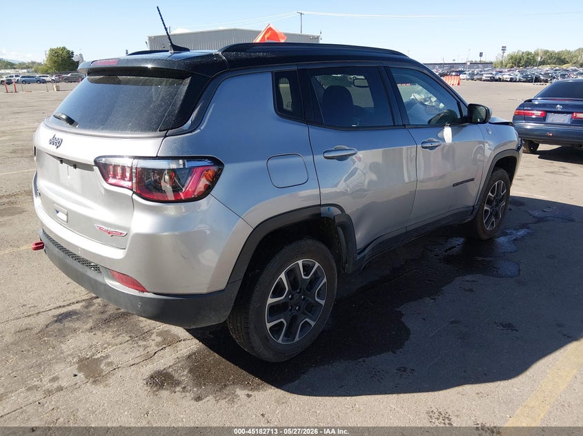 2021 Jeep Compass VIN 3C4NJDDB2MT564831 IAAI salvage auction — FRONT END, Salvage (Utah), sold $3,400 on 2026-07-09 (photo 4)