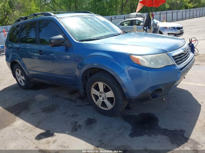 2010 Subaru Forester VIN JF2SH6BC6AH912566 IAAI salvage auction — REAR END, Salvage (Utah), sold $400 on 2026-07-09 (photo 1)