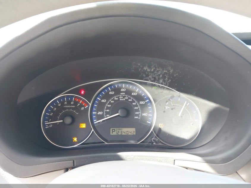 2010 Subaru Forester VIN JF2SH6BC6AH912566 IAAI salvage auction — REAR END, Salvage (Utah), sold $400 on 2026-07-09 (photo 7)