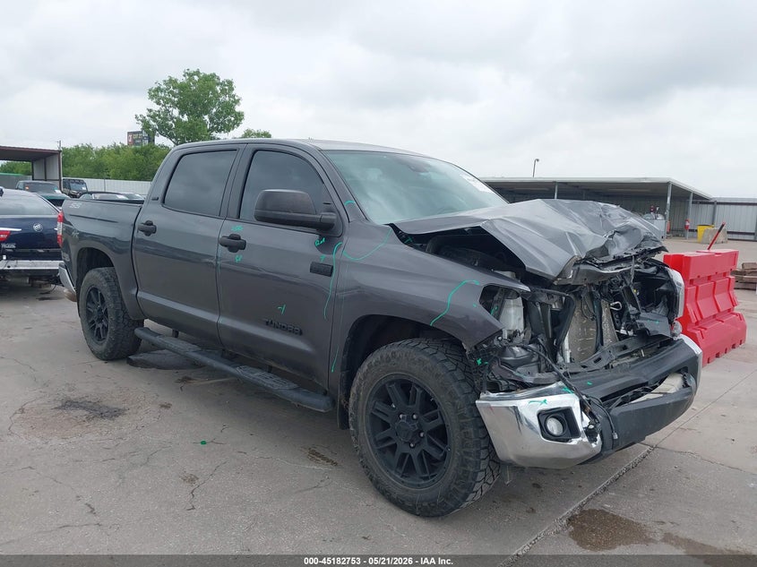 2021 Toyota Tundra VIN 5TFDY5F15MX042667 IAAI salvage auction — FRONT END, Original (Texas), sold $15,200 on 2026-07-29 (photo 1)