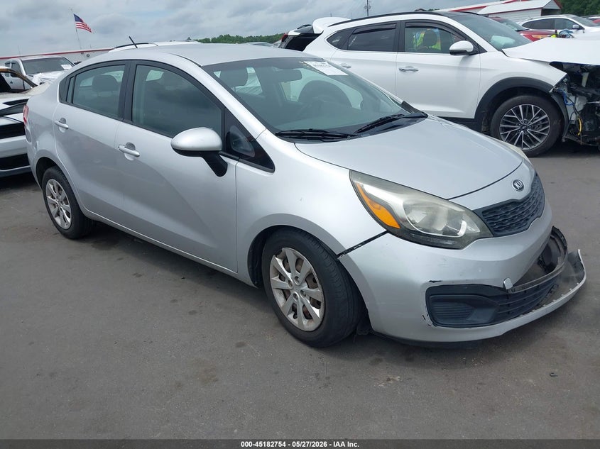 2014 Kia Rio VIN KNADM4A31E6400964 IAAI salvage auction — LEFT FRONT, Salvage (North Carolina), sold $400 on 2026-07-08 (photo 1)