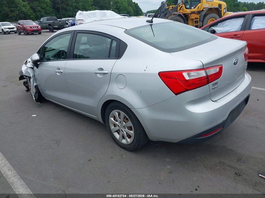 2014 Kia Rio VIN KNADM4A31E6400964 IAAI salvage auction — LEFT FRONT, Salvage (North Carolina), sold $400 on 2026-07-08 (photo 3)