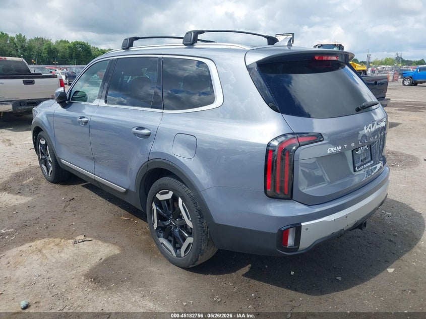 2024 Kia Telluride VIN 5XYP34GC4RG520030 IAAI salvage auction — RIGHT FRONT, Salvage (Arkansas), sold $10,600 on 2026-07-29 (photo 3)