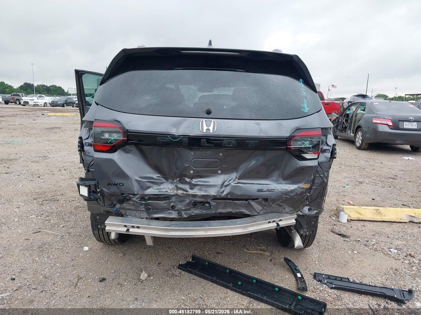 2025 Honda Pilot VIN 5FNYG1H93SB111265 IAAI salvage auction — REAR END, Original (Texas), sold $21,125 on 2026-09-24 (photo 6)