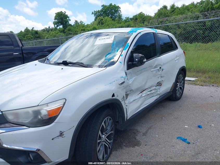 2017 Mitsubishi Outlander VIN JA4AP3AW4HZ018460 IAAI salvage auction — LEFT SIDE, Salvage (Louisiana), sold $1,125 on 2026-07-14 (photo 6)