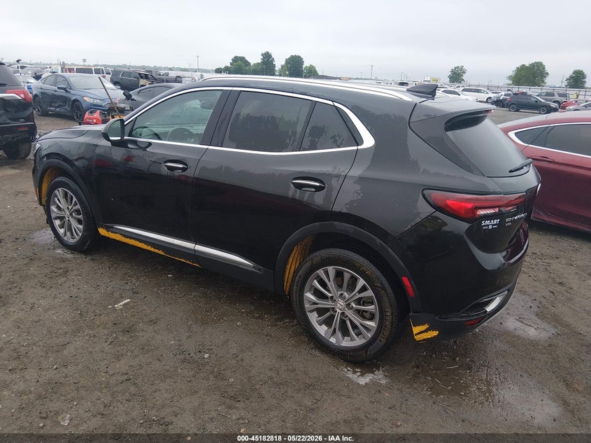 2023 Buick Envision VIN LRBFZMR4XPD164225 IAAI salvage auction — FRONT & REAR, Salvage (Arkansas), sold $3,000 on 2026-07-08 (photo 3)