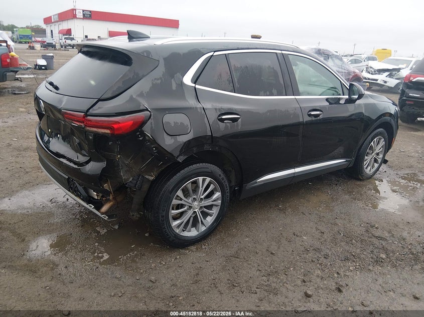 2023 Buick Envision VIN LRBFZMR4XPD164225 IAAI salvage auction — FRONT & REAR, Salvage (Arkansas), sold $3,000 on 2026-07-08 (photo 4)