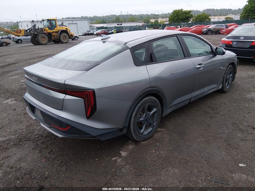 2025 Kia K4 VIN 3KPFT4DE7SE054677 IAAI salvage auction — FRONT END, Certificate Of Destruction (Florida), sold $7,650 on 2026-07-24 (photo 4)