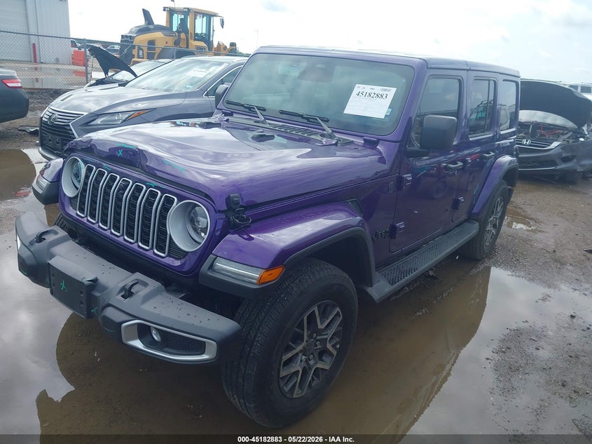 2026 Jeep Wrangler / VIN 1C4PJXENXTW209353 IAAI salvage auction — FRONT & REAR, Salvage Title, sold $15,000 on 2026-08-01 (photo 2)