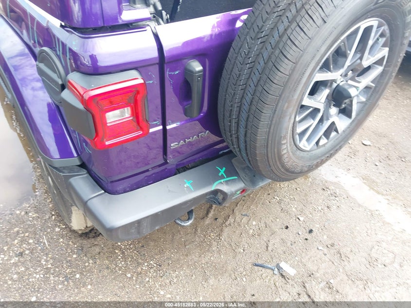 2026 Jeep Wrangler / VIN 1C4PJXENXTW209353 IAAI salvage auction — FRONT & REAR, Salvage Title, sold $15,000 on 2026-08-01 (photo 6)