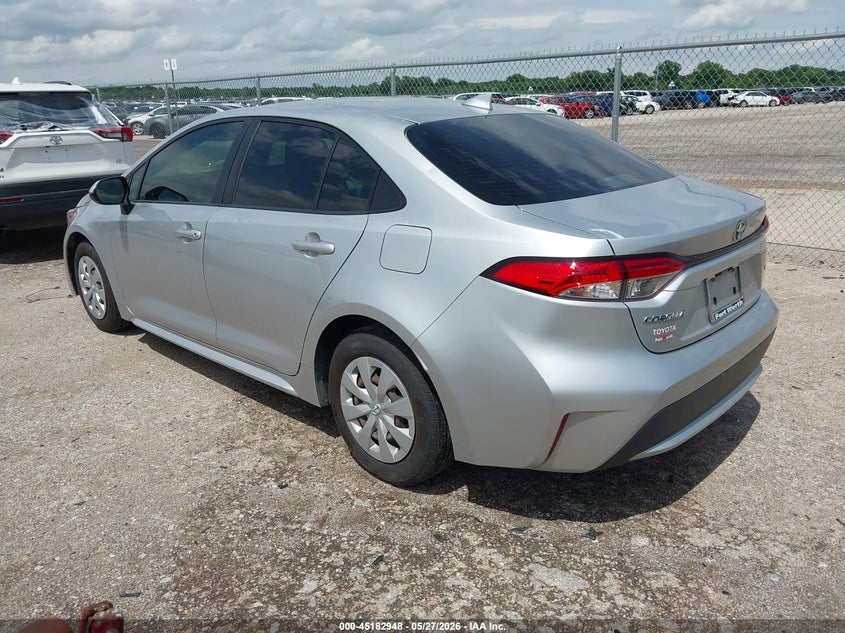 2020 Toyota Corolla VIN JTDDPRAE6LJ071441 IAAI salvage auction — HAIL, Salvage Title, sold $4,650 on 2026-07-17 (photo 3)