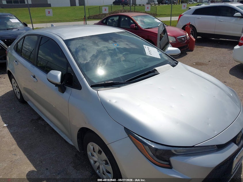 2020 Toyota Corolla VIN JTDDPRAE6LJ071441 IAAI salvage auction — HAIL, Salvage Title, sold $4,650 on 2026-07-17 (photo 6)