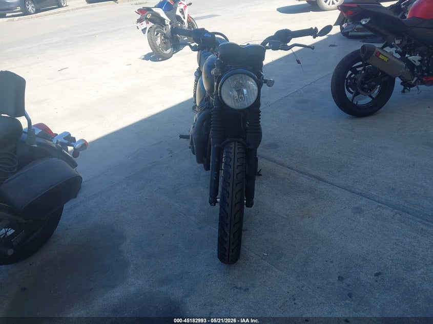 2017 Triumph motorcycle Bonneville VIN SMTD10GN7HT803173 IAAI salvage auction — FRONT END, Salvage (California), sold $550 on 2026-07-14 (photo 5)
