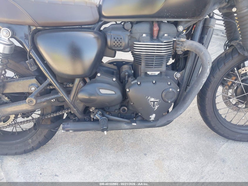 2017 Triumph motorcycle Bonneville VIN SMTD10GN7HT803173 IAAI salvage auction — FRONT END, Salvage (California), sold $550 on 2026-07-14 (photo 8)