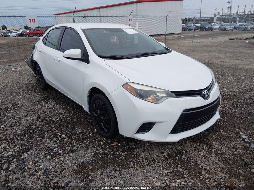 2016 Toyota Corolla VIN 5YFBURHE9GP422382 IAAI salvage auction — REAR END, Salvage (Louisiana), sold $2,350 on 2026-08-01 (photo 1)